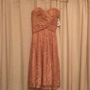 Charlotte Russe strapless dress, new with tags